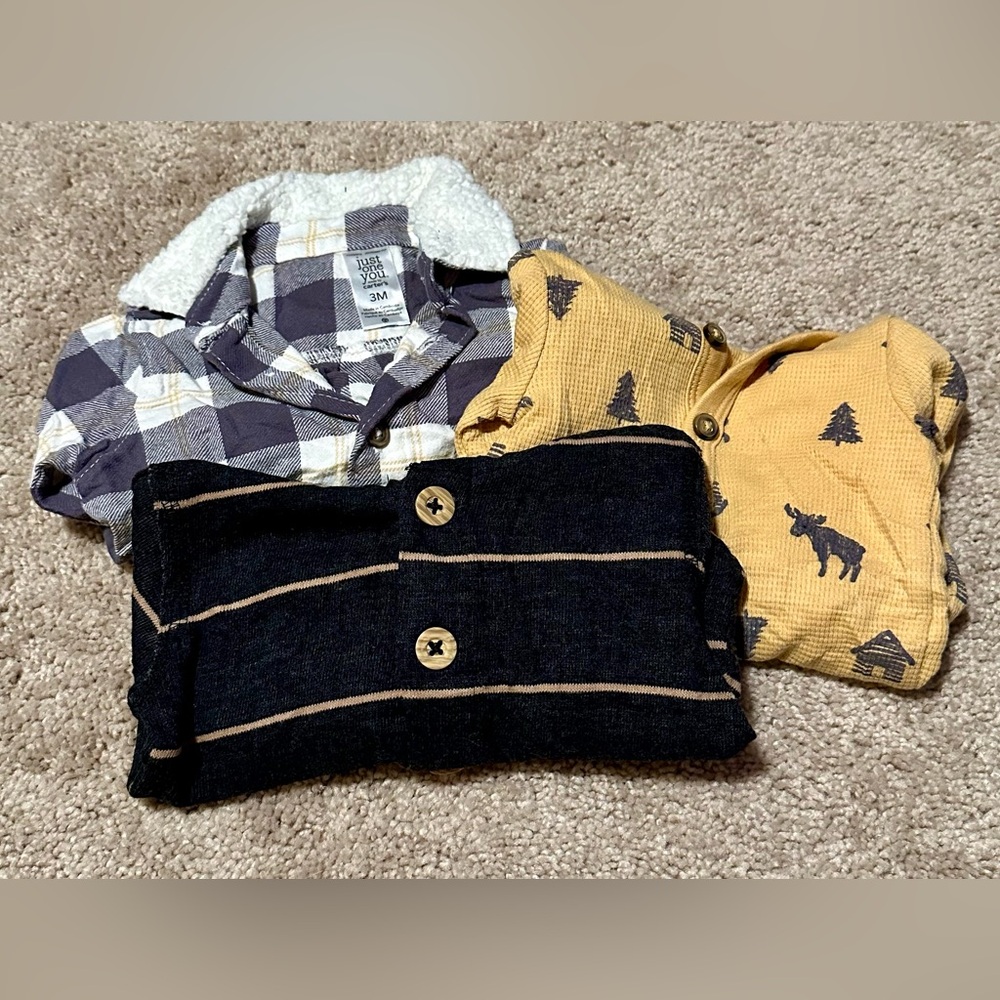 Set of (3) 3 month boys Carters winter wear